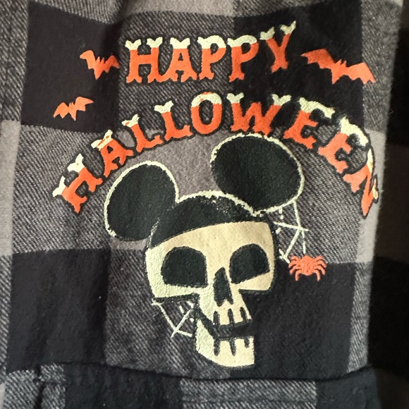 Disney Halloween Plaid button up - Picture 2 of 7
